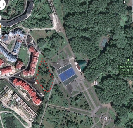 В Тернополі ТІЗ Добробуд незаконно забудовує парк