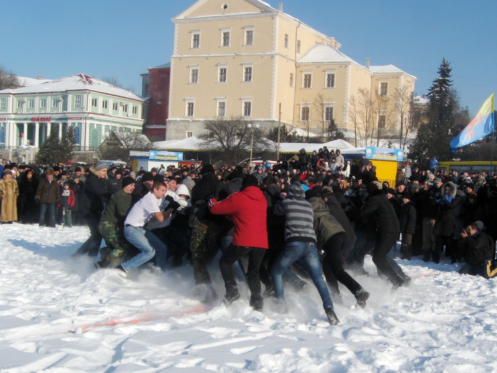 День зими свято Тернопіль Тернополі став льоду